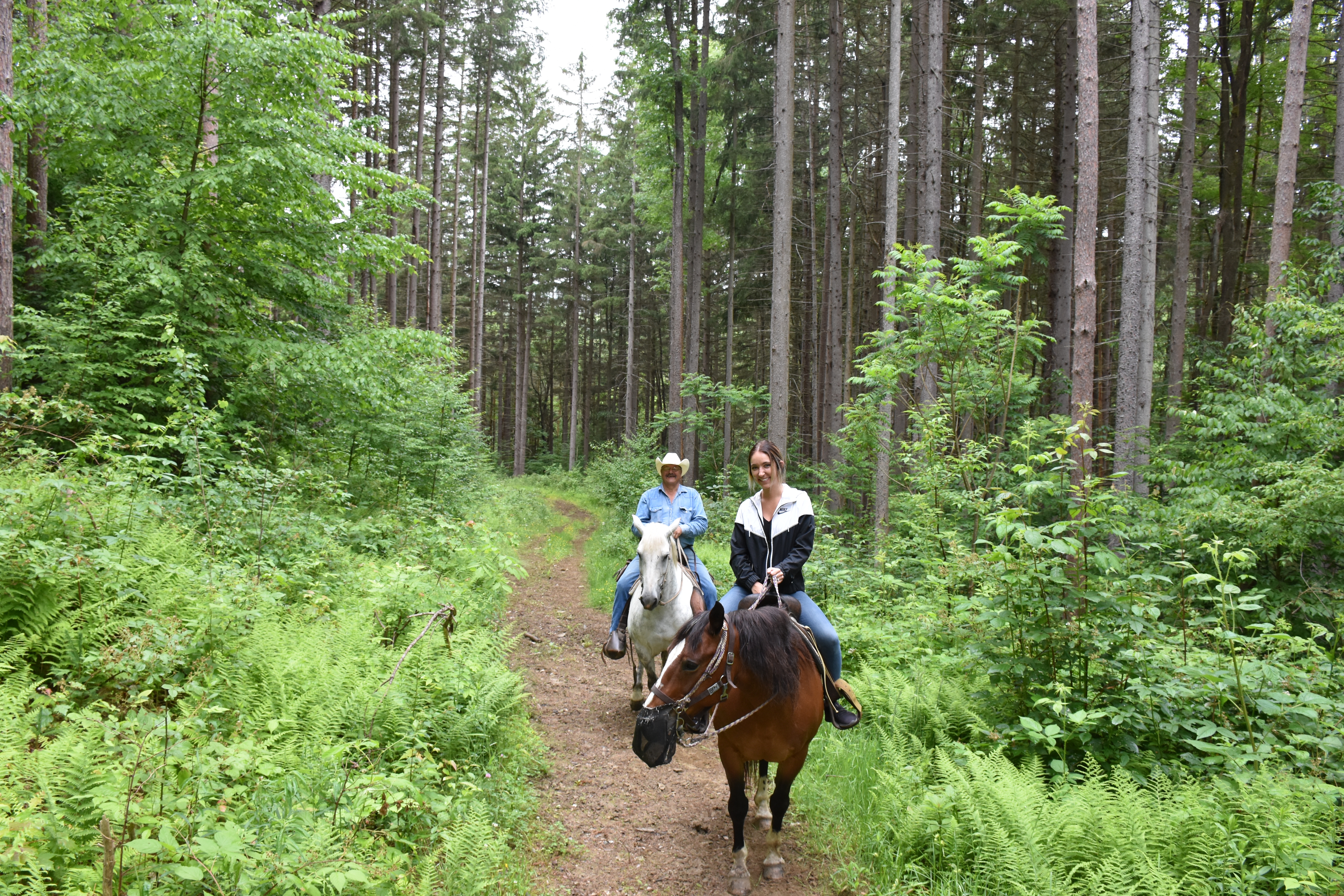 Riding with the CrossPatch Horse Ranch at Elkdale State Forest