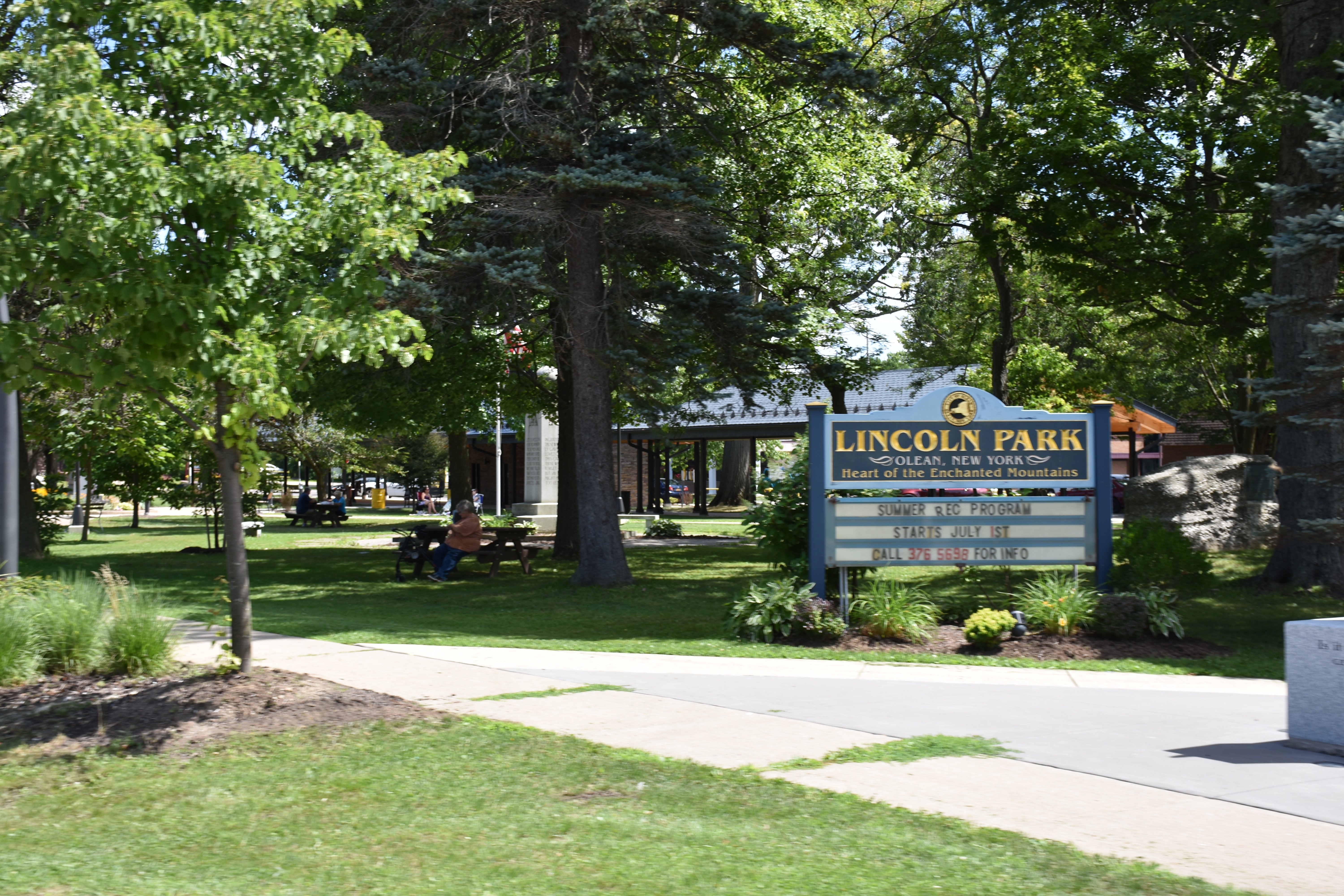 Lincoln Park in Olean 