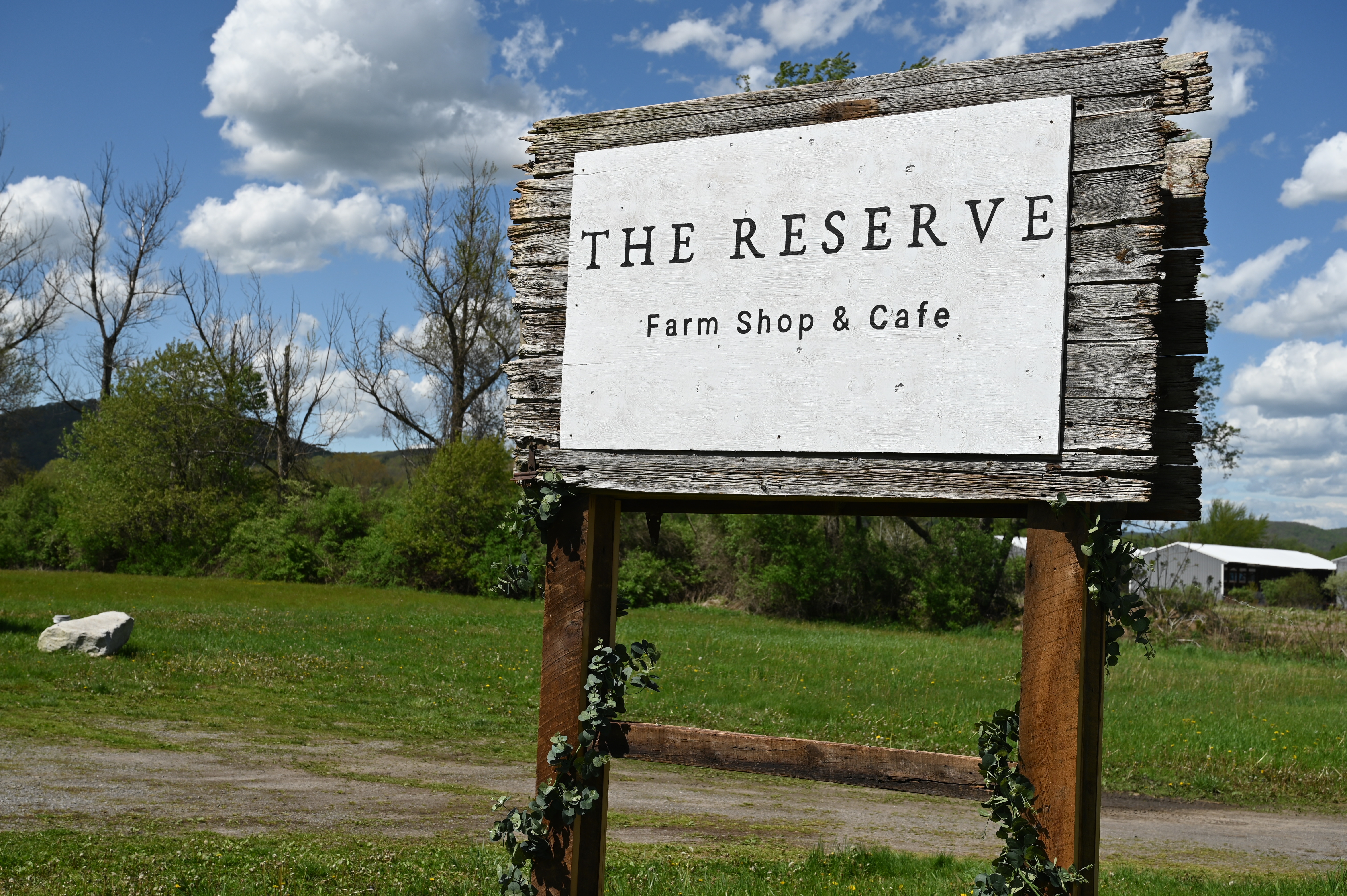 The Reserve Farm Shop & Cafe Sign