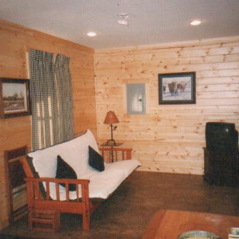 Inside a Great View Cabin