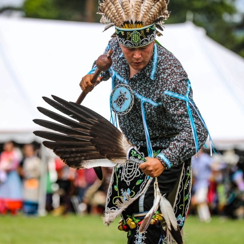 Dancer at the Marvin "Joe" Curry Veterans Pow Wow