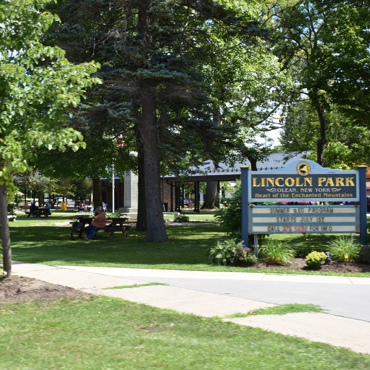 Lincoln Park in Olean 