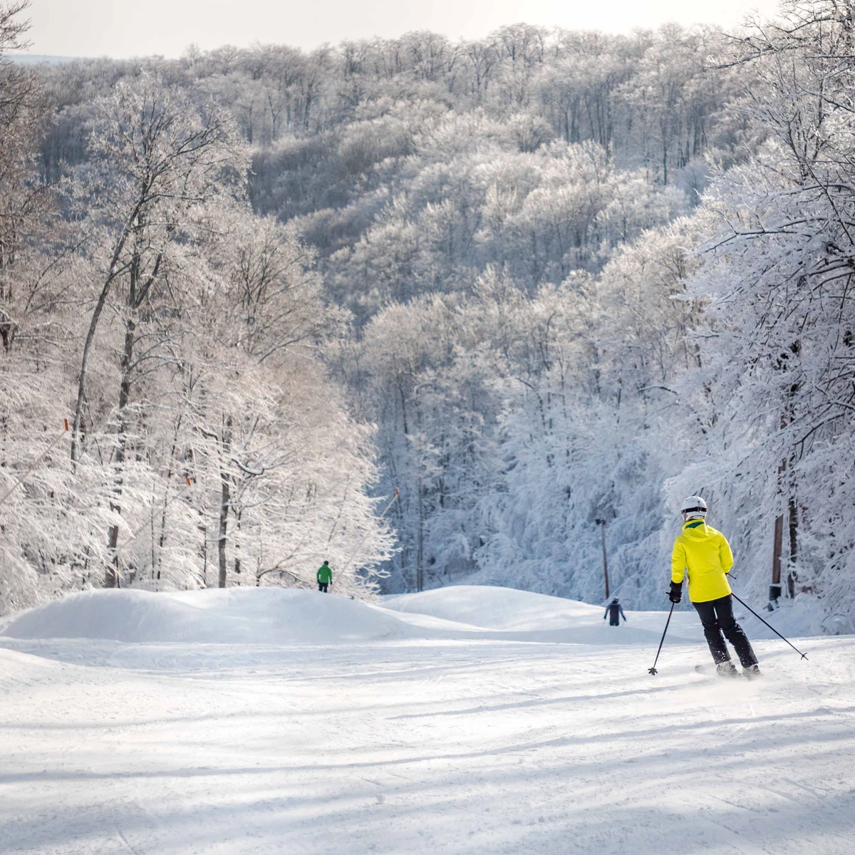Skiier at Holiday Valley