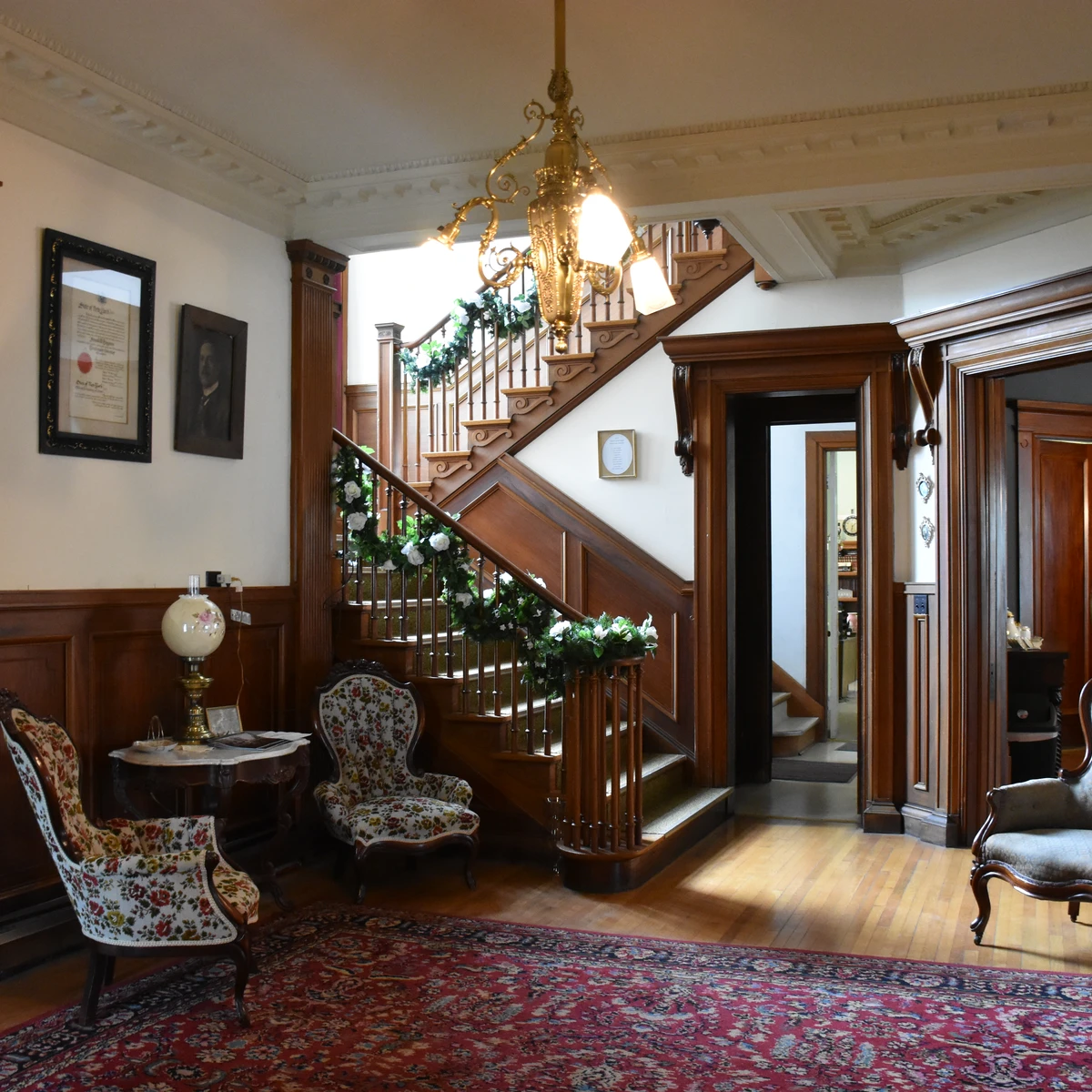 Inside of the Fannie Bartlett Museum