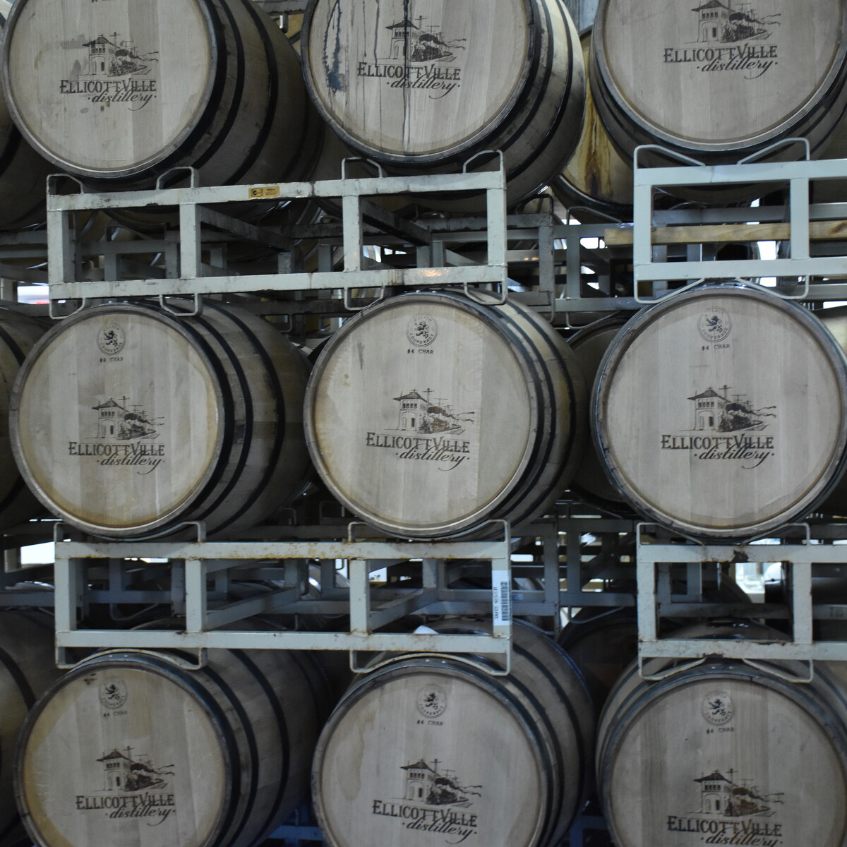 Barrels at Ellicottville Distillery