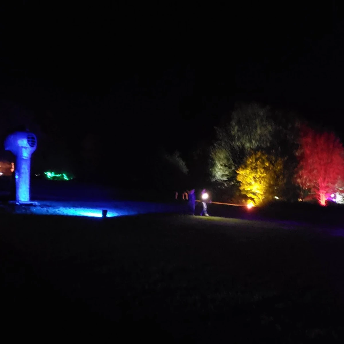 Night Lights at Griffis Sculpture Park