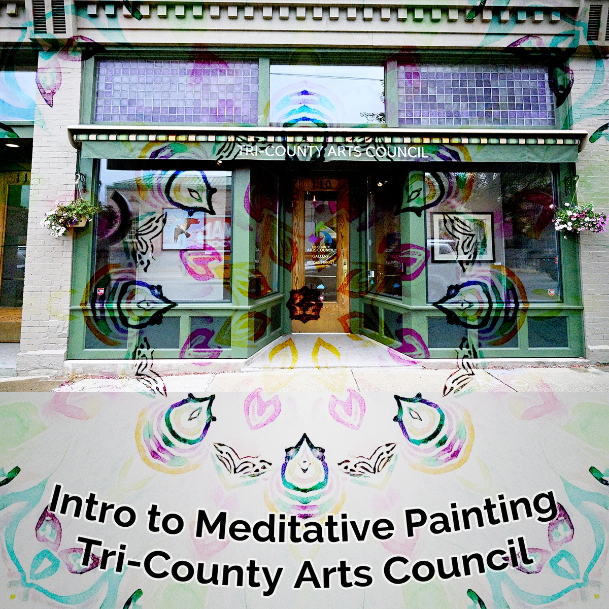 Intro to Meditative Painting at Tri-County Arts Council
