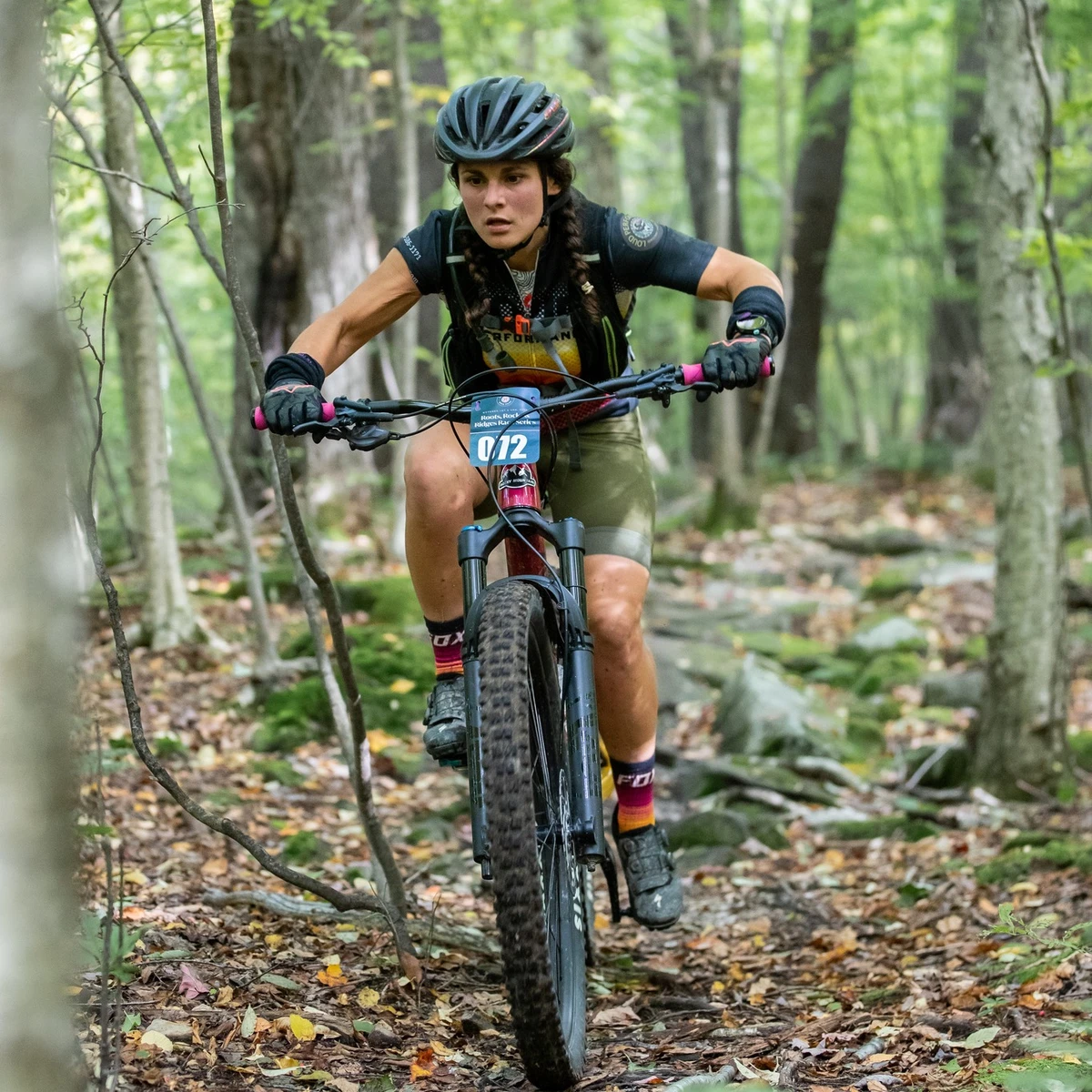 Mountain biker at HoliMont