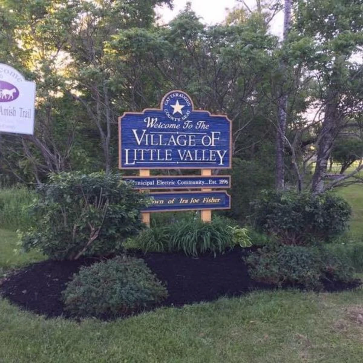 Village of Little Valley Sign