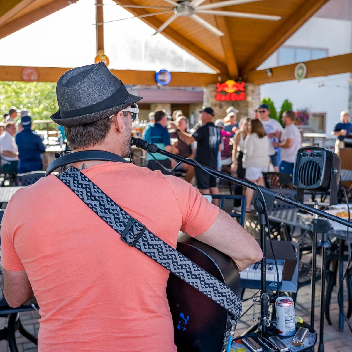 Musician at the Cabana Bar at Holiday Valley Resort