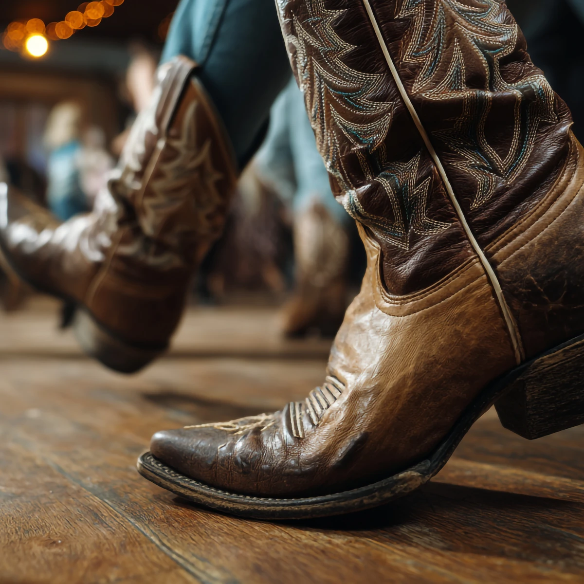 Cowgirl boots line dancing