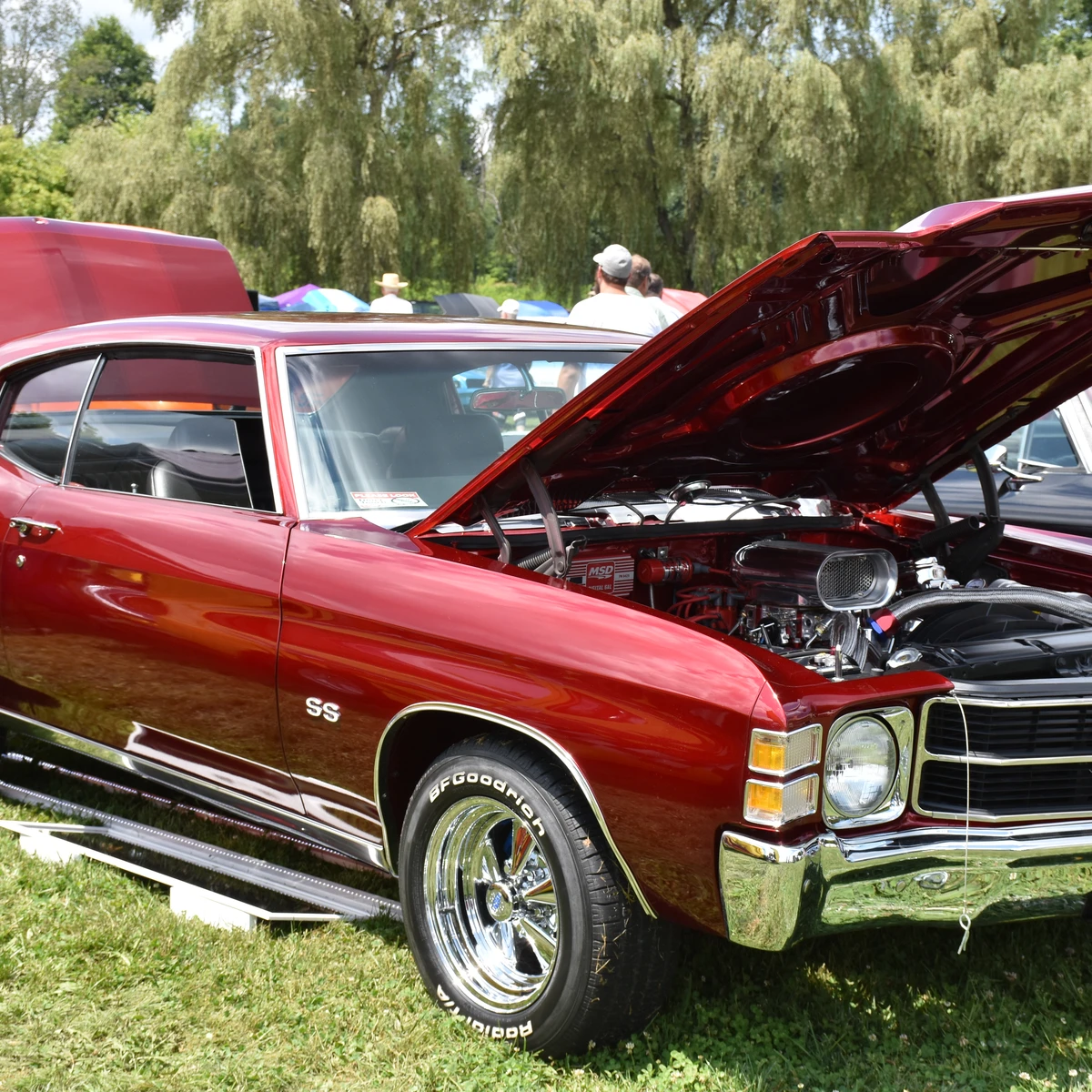 Car displayed at a Car Show