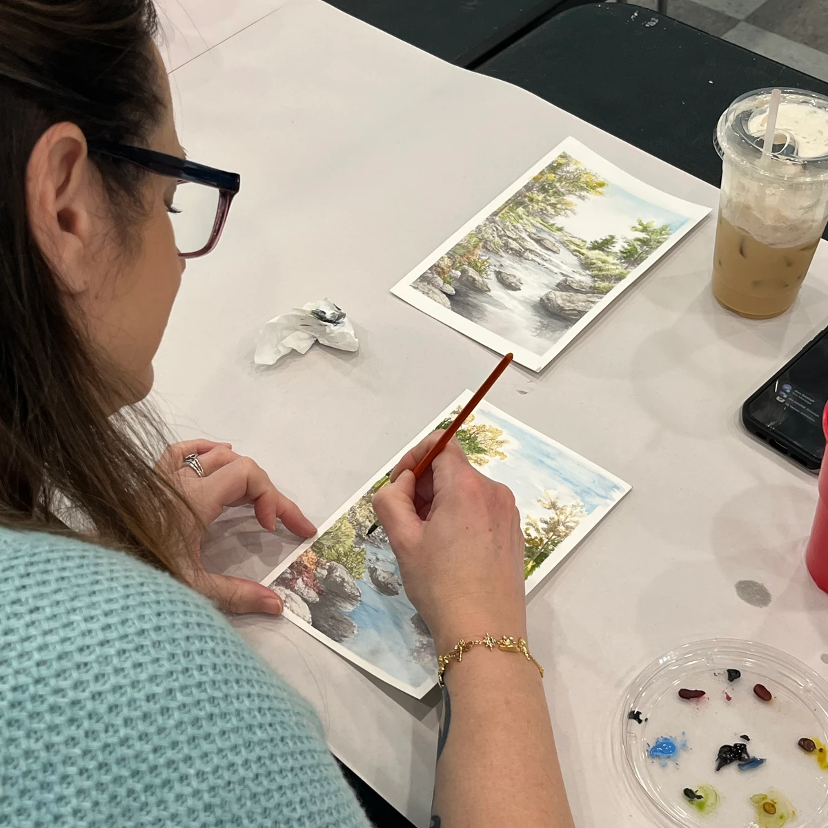 Watercolor Class at Tri-County Arts Council
