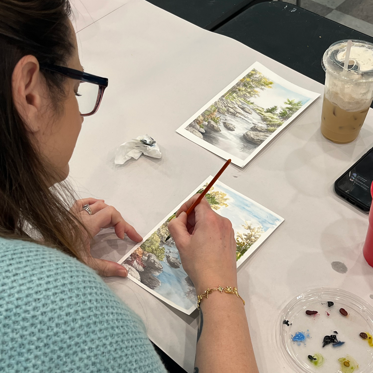 Watercolor Class at Tri-County Arts Council
