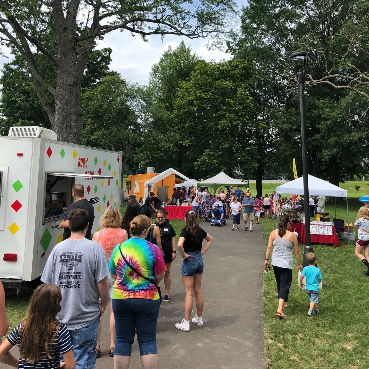 A past Olean Event at War Vets Park in Olean