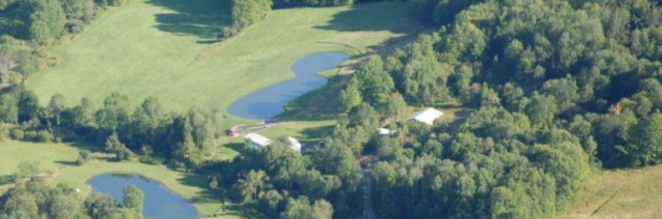 Ariel view of campground