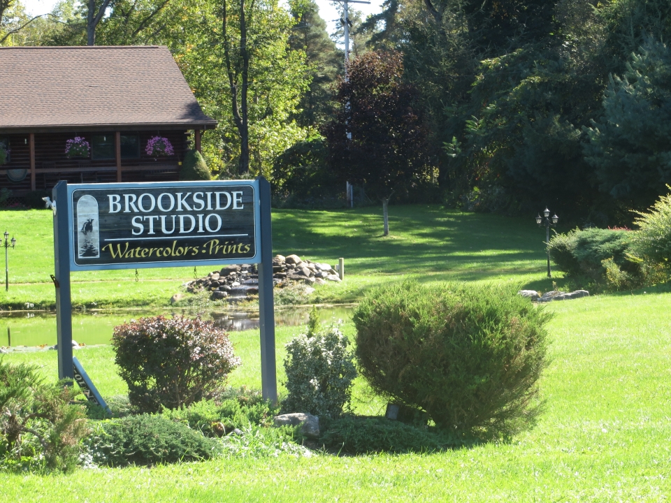 Sign at Brookside Studio