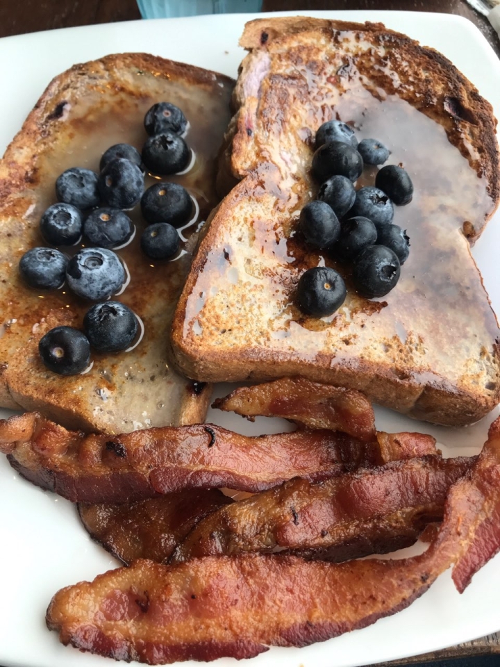 Blueberry French Toast at Katy's Fly In