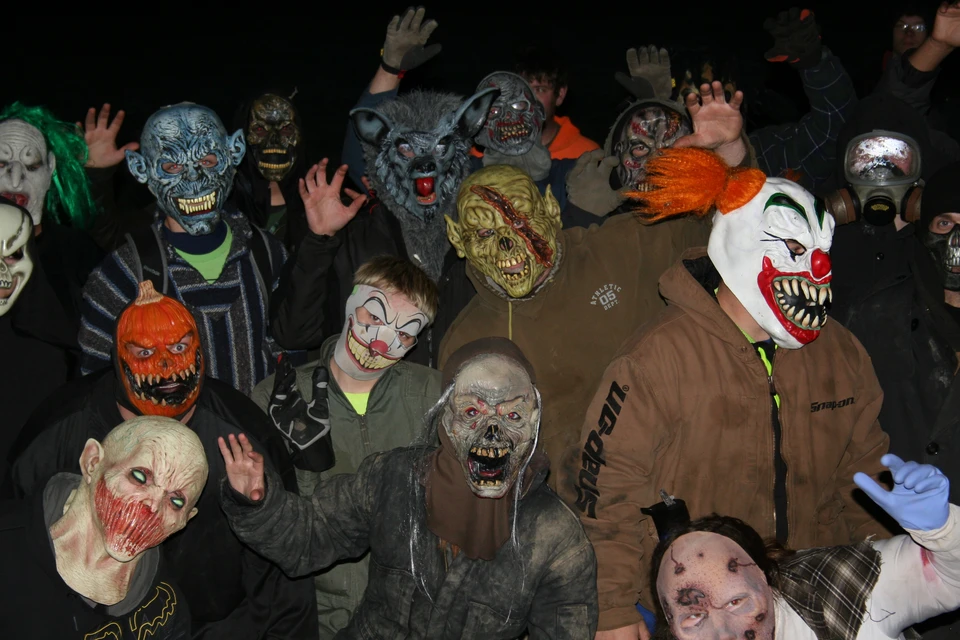 scary costumes at Nightmare Hayrides
