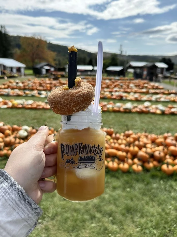 Cider Slushie at Pumpkinville