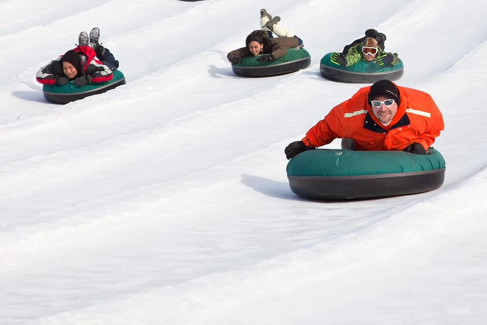 Snow Tubing for Speed at Holiday Valley Tubing Company (2018)