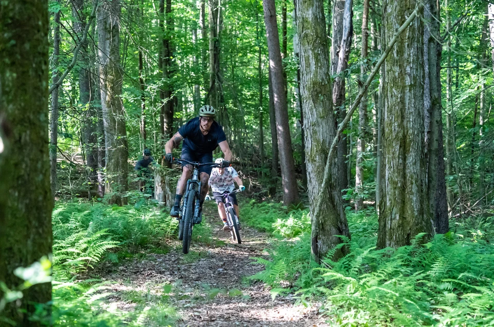 Mountain Bikers at Holiday Valley Resort