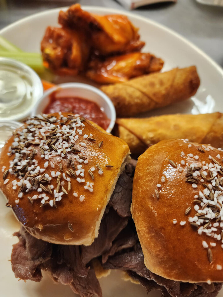 Beef on Weck from Randolph Brewing Company