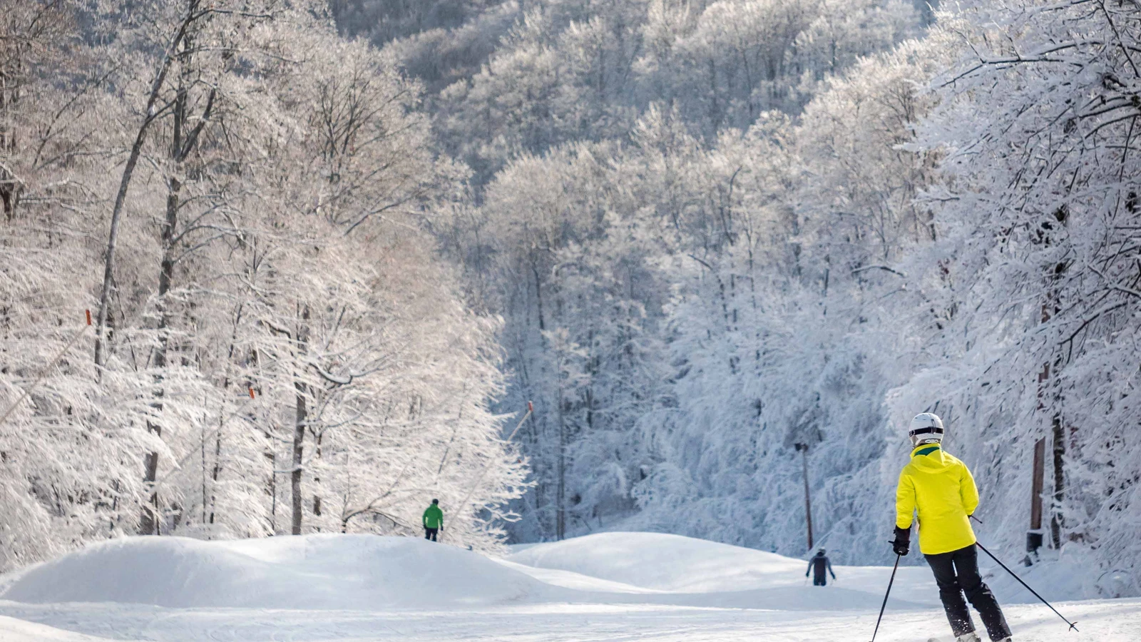 Skiier at Holiday Valley