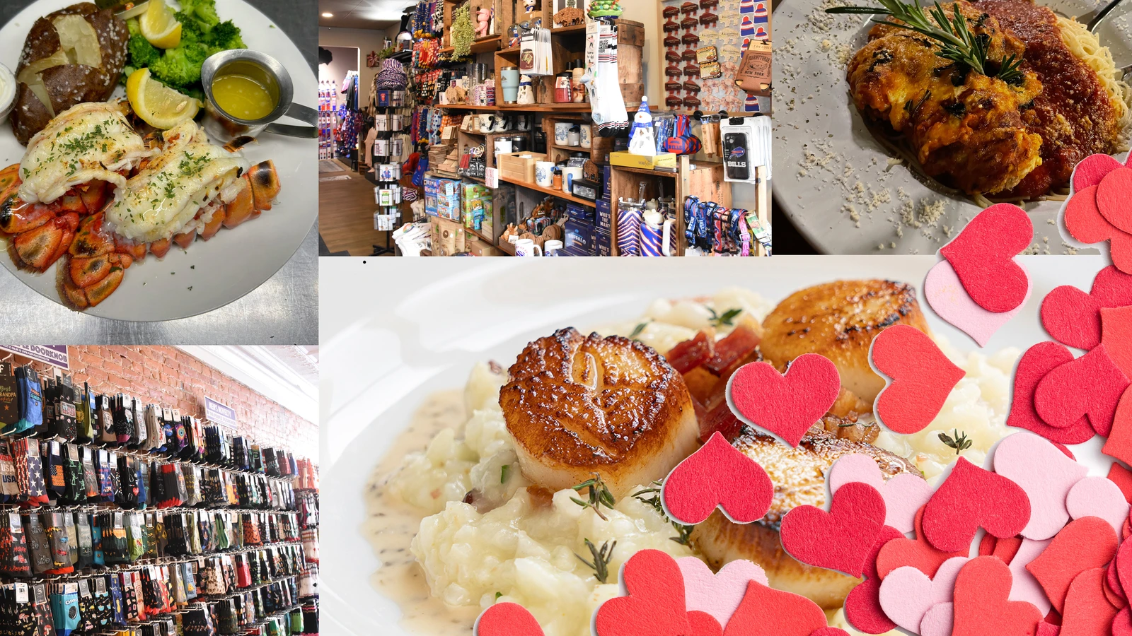 Valentines Day Food & Shopping
