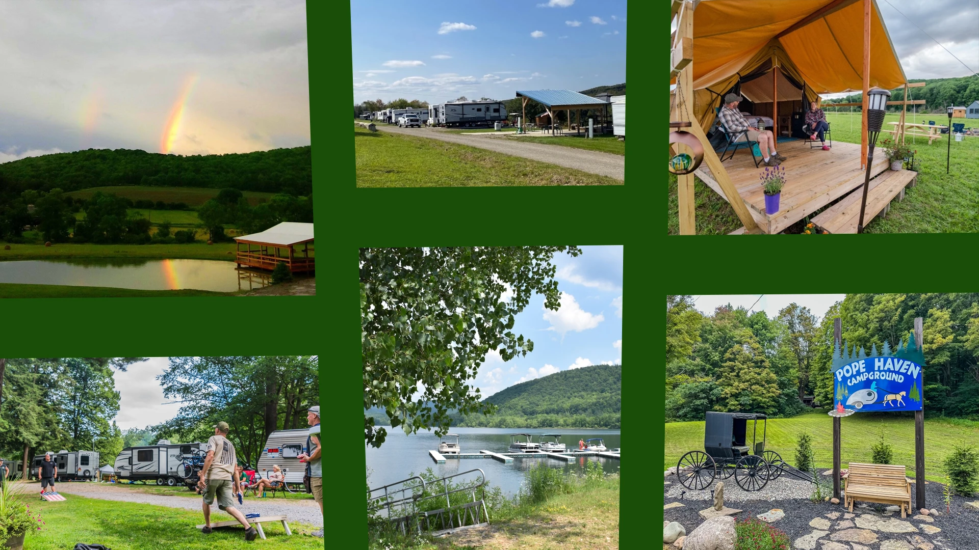 Camping collage