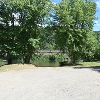 View of launch from parking lot