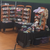 Herbal Expressions set up at an Arts and Craft show