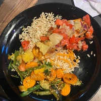 Salmon with pineapple salsa from Hometown Bar and Grill