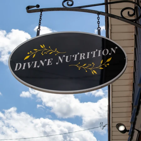 Divine Nutrition, Front Sign