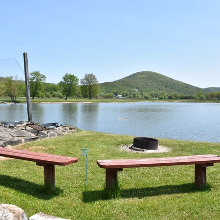 View from Mystic Waters Resort in Limestone, NY