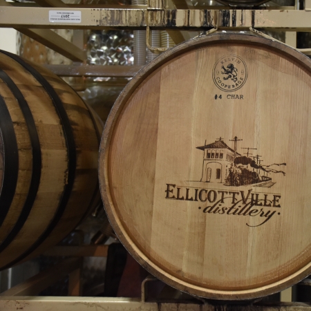 Barrel at Ellicottville Distillery