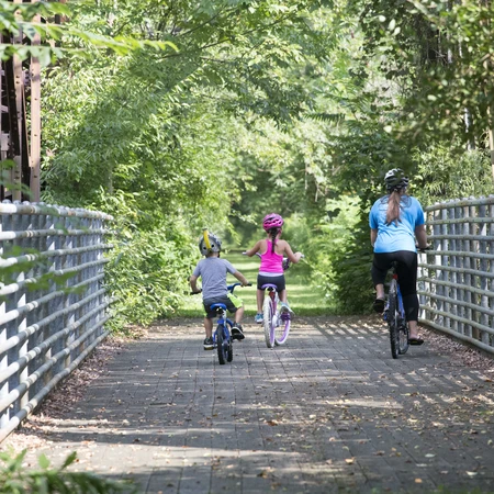 Bikers on the Pat McGee Trail