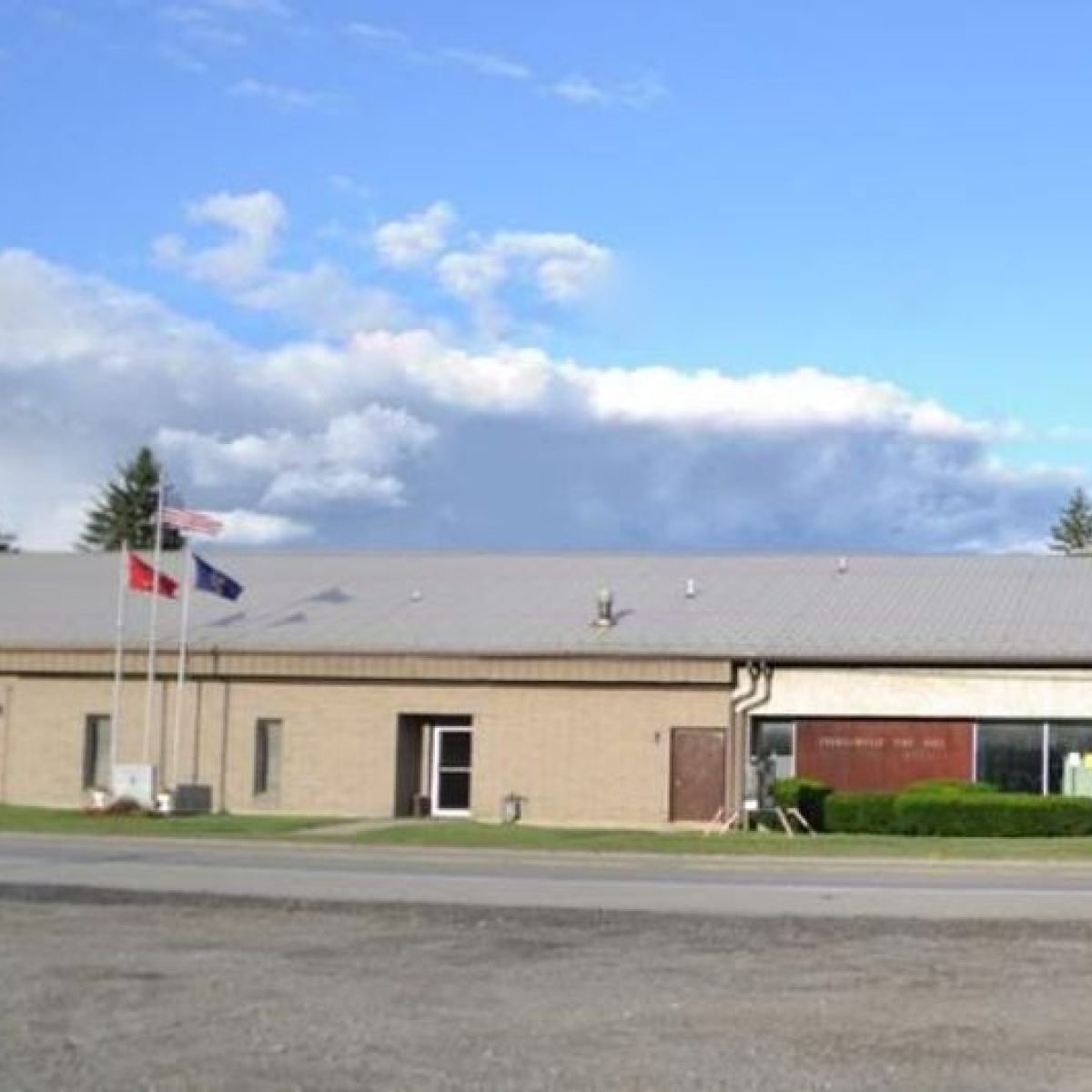 Front of Franklinville Fire Department's Hall