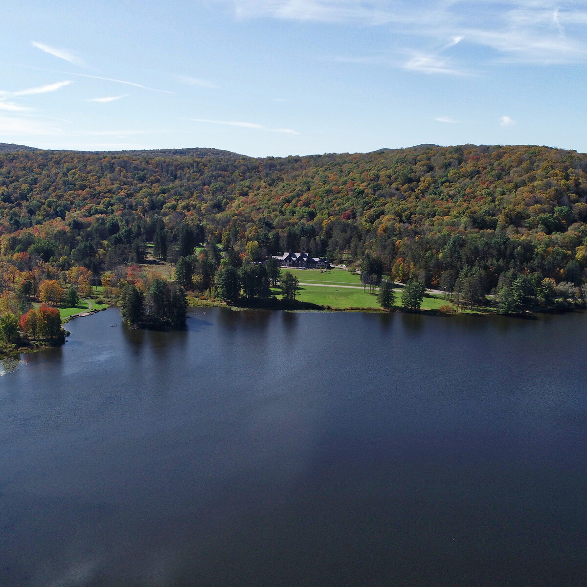 Red House Lake from the sky