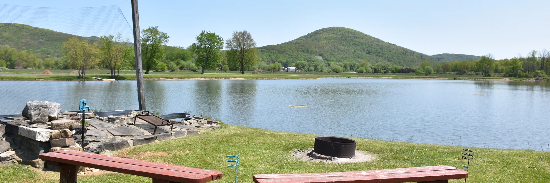 View from Mystic Waters Resort in Limestone, NY