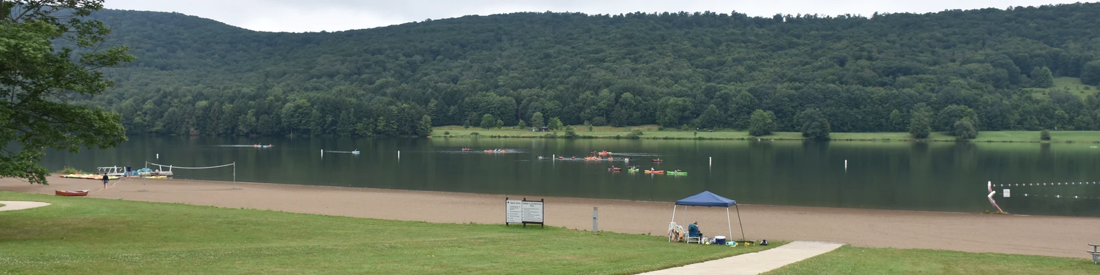 Quaker Lake Beach at Allegany State Park