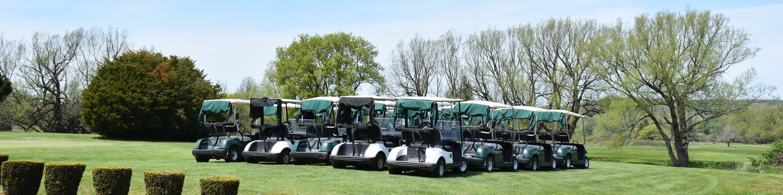 Golf Carts at Ischua Valley Country Club