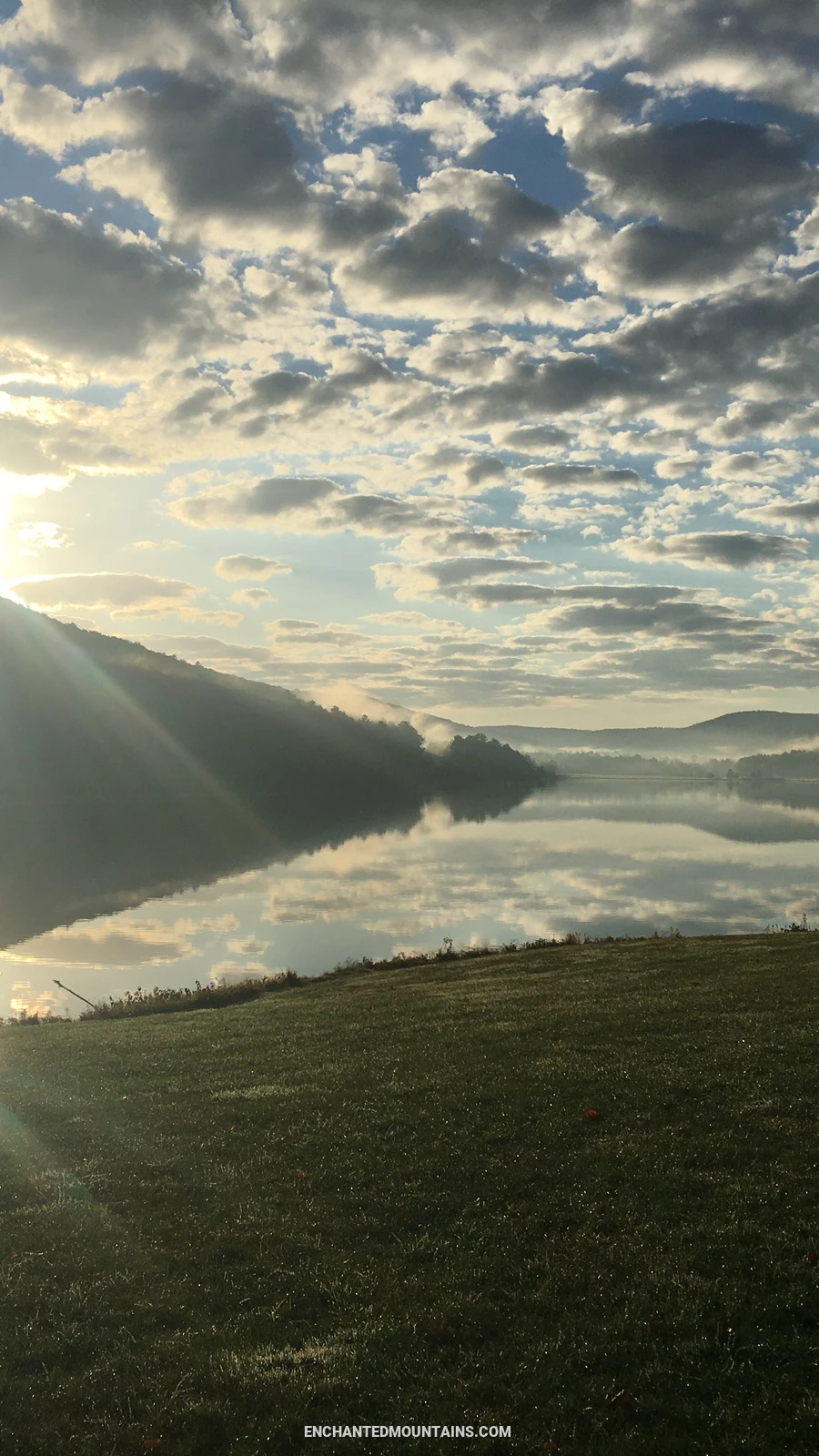 Sunrise at Quaker Lake (2021-10-23 08:30)
