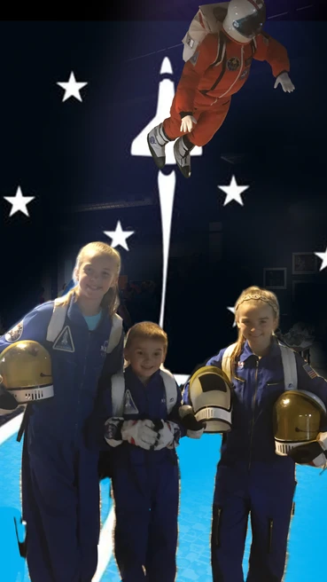 Kids at Challenger Learning Center (2018)