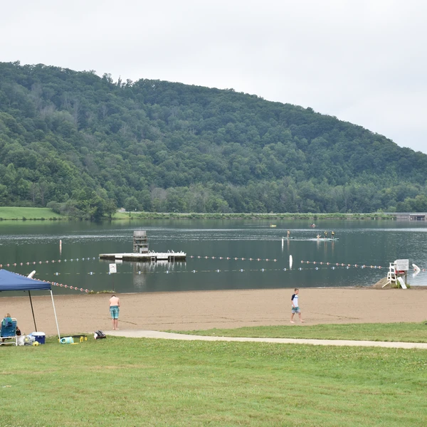 Quaker Lake Beach at Allegany State Park
