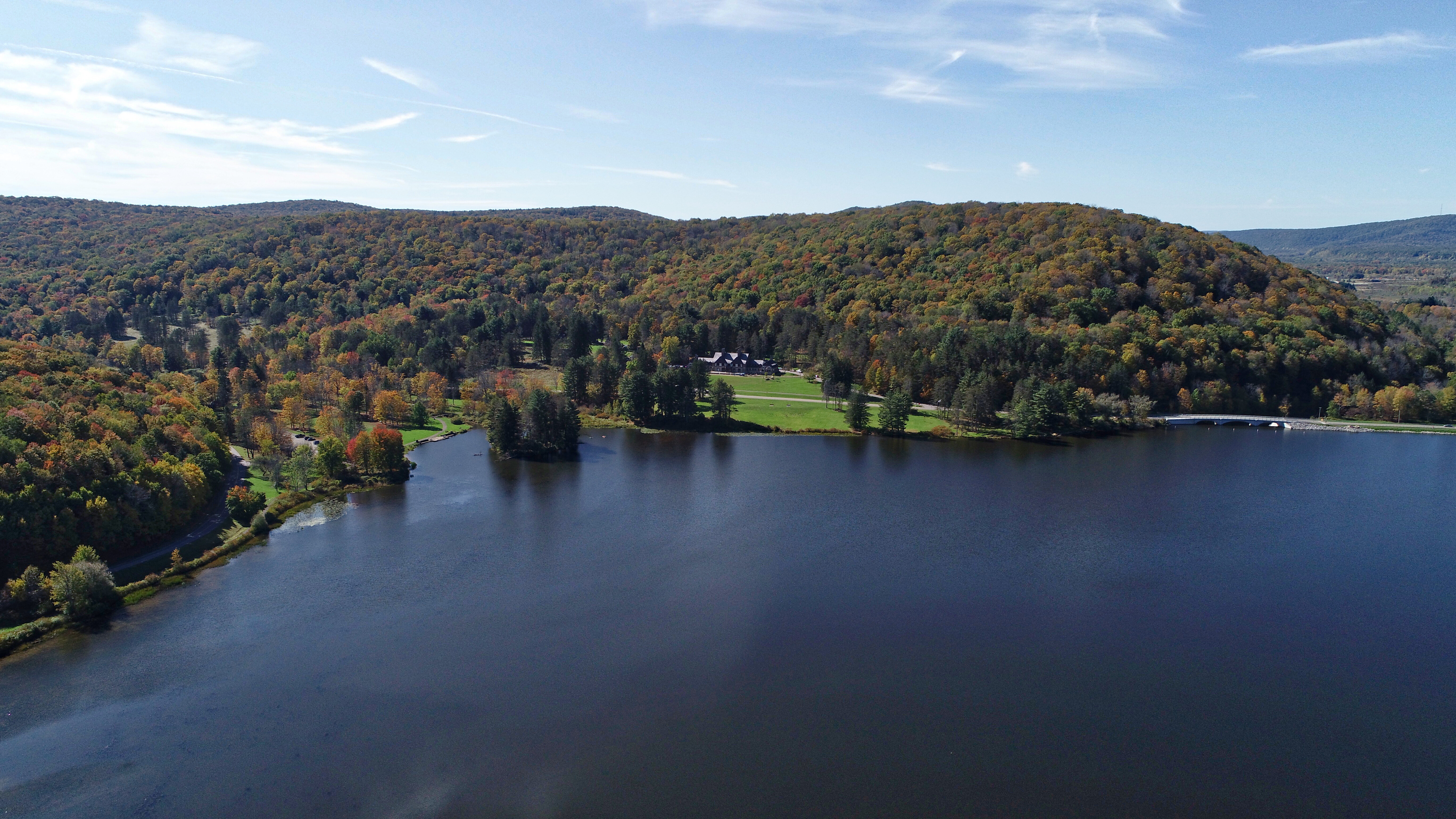 Red House Lake from the sky