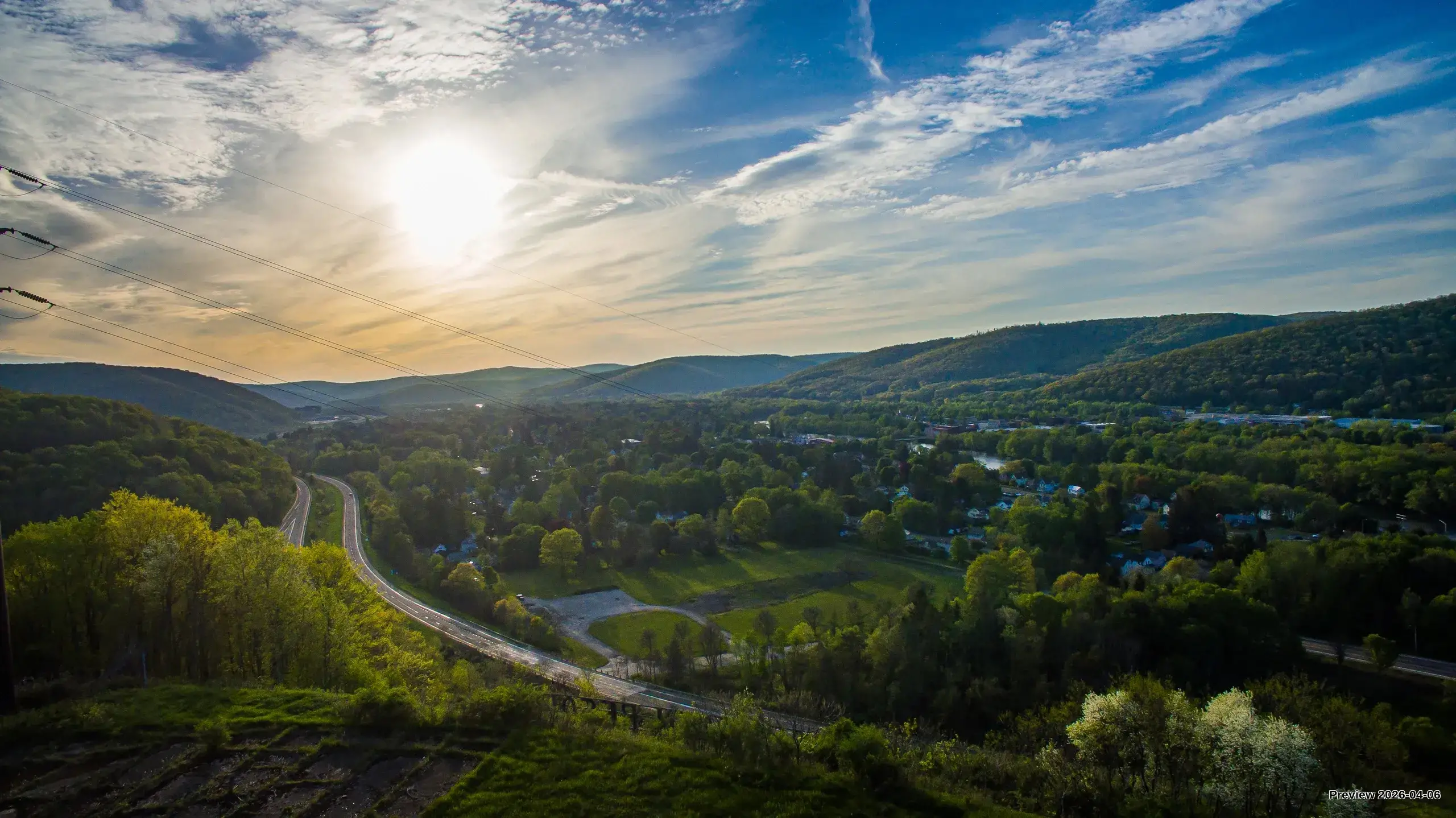 A view from Parkview Ridge of Salamanca, NY