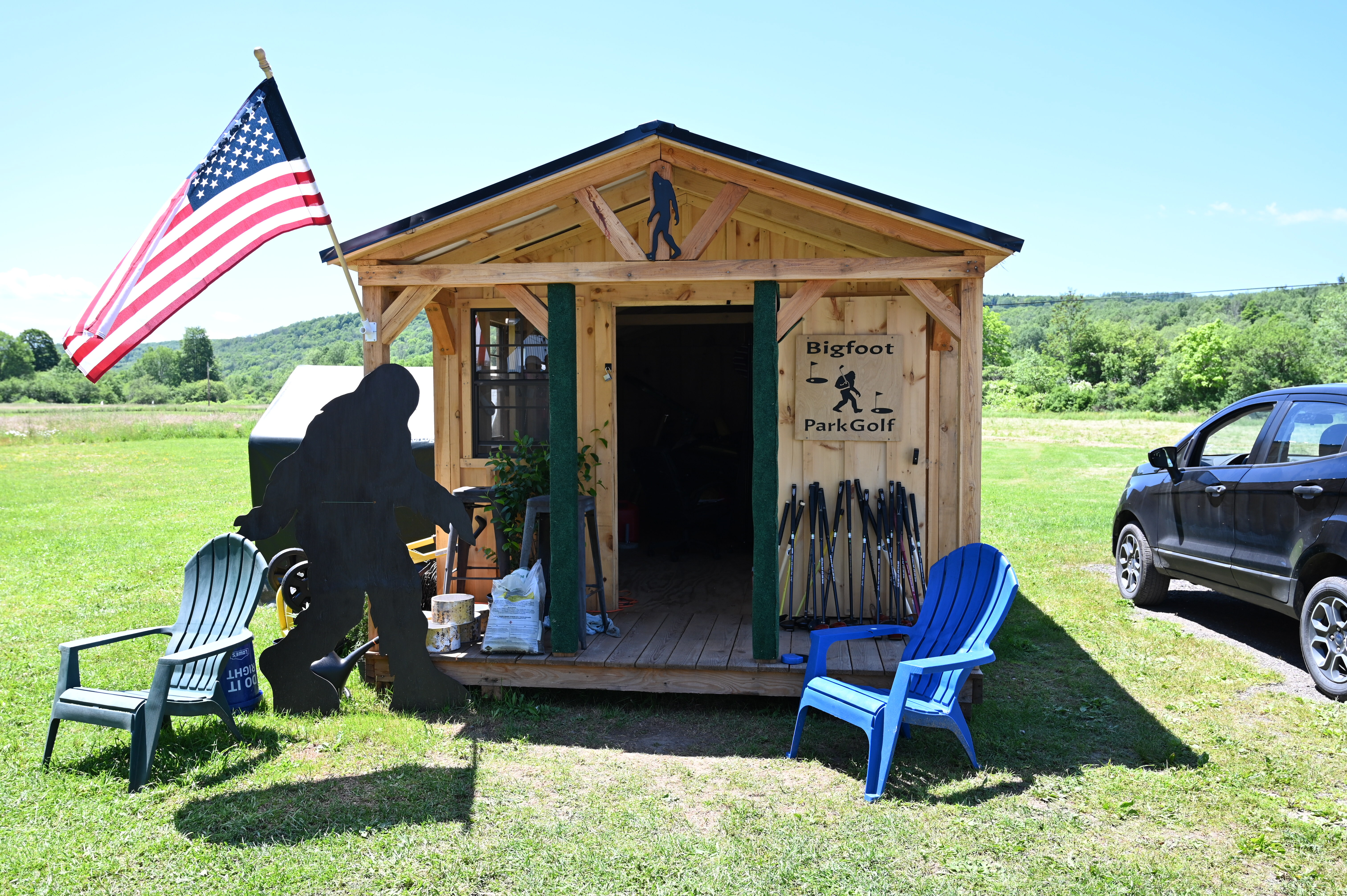 Big Foot Golf shed