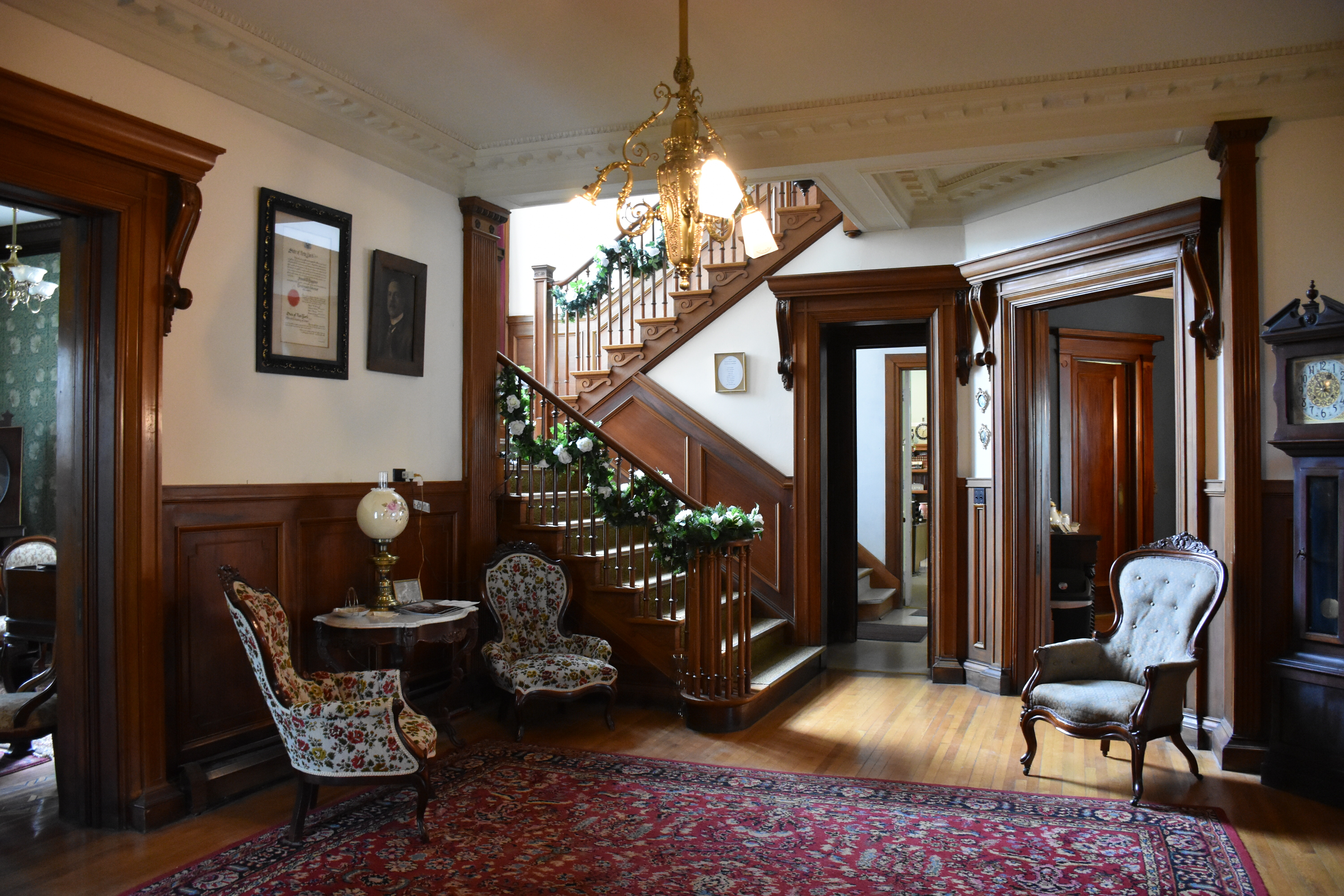 Inside of the Fannie Bartlett Museum