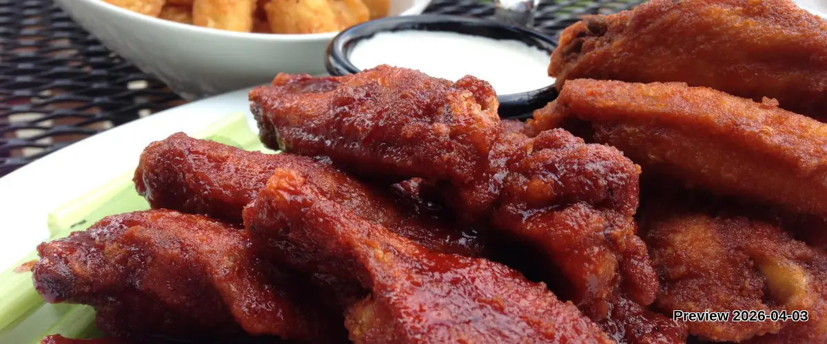 Buffalo Wings at Tim and Bonnies